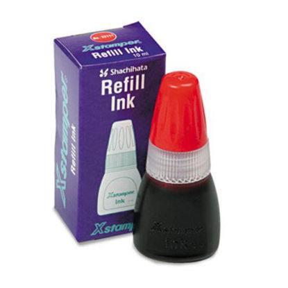 Picture of Refill Ink for Xstamper Stamps, 10ml-Bottle, RedXST-22111