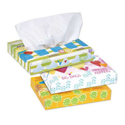 Picture of White Facial Tissue Junior Pack, 2-Ply, 40 Sheets/Box, 80 Boxes/CartonKCC-21195