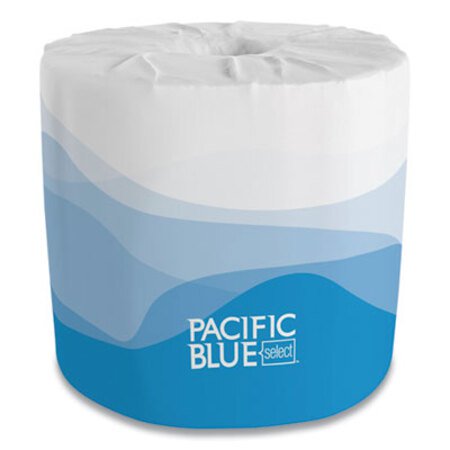 Picture of Pacific Blue Select Bathroom Tissue, Septic Safe, 2-Ply, White, 550 Sheet/Roll, 80 Rolls/CartonGPC-1828001