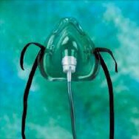 Picture of Oxygen Mask Hudson RCI® Standard Style Adult One Size Fits Most Adjustable Head Strap / Nose Clip1040