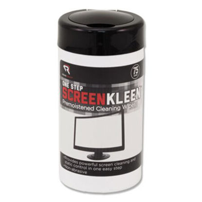 Picture of OneStep CRT Screen Cleaner Wet Wipes, Cloth, 5 1/4 x 5 3/4, 75/TubREA-RR1409