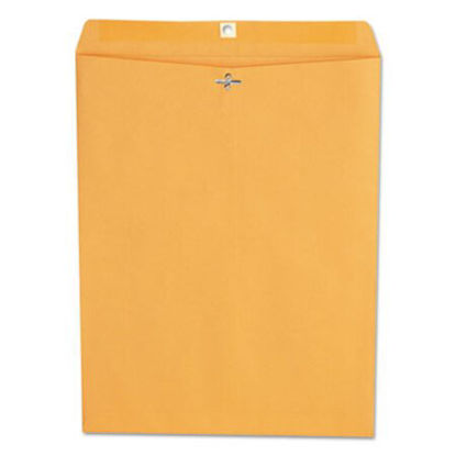 Picture of Kraft Clasp Envelope, #110, Square Flap, Clasp/Gummed Closure, 12 x 15.5, Brown Kraft, 100/BoxUNV-35270