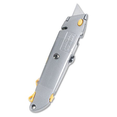 Picture of Quick-Change Utility Knife with Retractable Blade and Twine Cutter, GrayBOS-10499