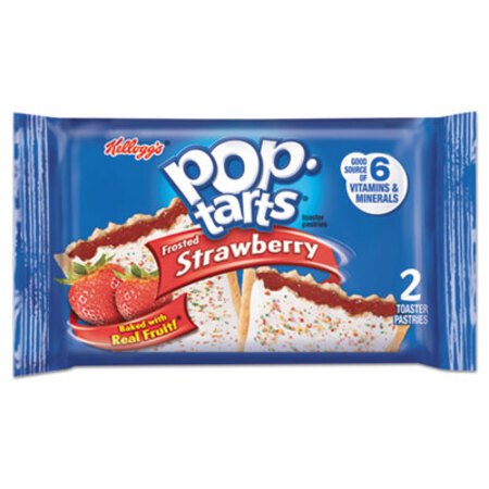 Picture of Pop Tarts, Frosted Strawberry, 3.67 oz, 2/Pack, 6 Packs/BoxKEB-31732