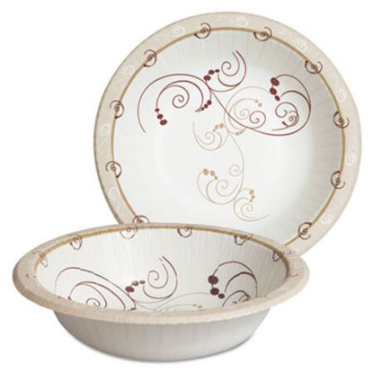 Picture of Symphony Paper Dinnerware, Heavyweight Bowl, 12 oz, Tan, 125/PackSCC-HB12J8001PK