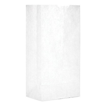 Picture of Grocery Paper Bags, 30 lbs Capacity, #4, 5"w x 3.33"d x 9.75"h, White, 500 BagsBAG-GW4500