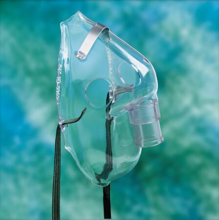 Picture of Aerosol Mask Hudson RCI® Elongated Style Adult One Size Fits Most Adjustable Head Strap / Nose Clip1084