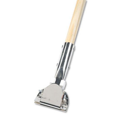 Picture of Clip-On Dust Mop Handle, Lacquered Wood, Swivel Head, 1" Dia. x 60in LongBWK-1490
