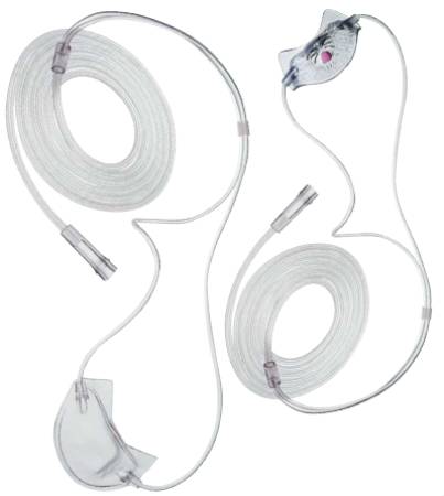Picture of Nasal Mask Soft Plus® Biflo™ Nasal Style Adult One Size Fits Most Adjustable Head Strap0101