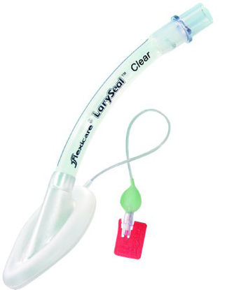 Picture of LarySeal™ Clear Laryngeal Mask Infant / Pediatric User Size 2 Light Green PVC Sterile Disposable038-94-320U