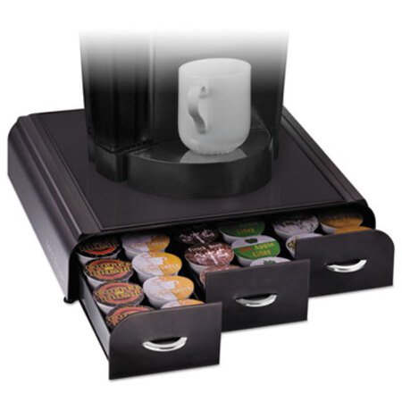Picture of Anchor 36 Capacity Coffee Pod Drawer, 13 23/50 x 12 87/100 x 2 18/25EMS-TRY01BLK