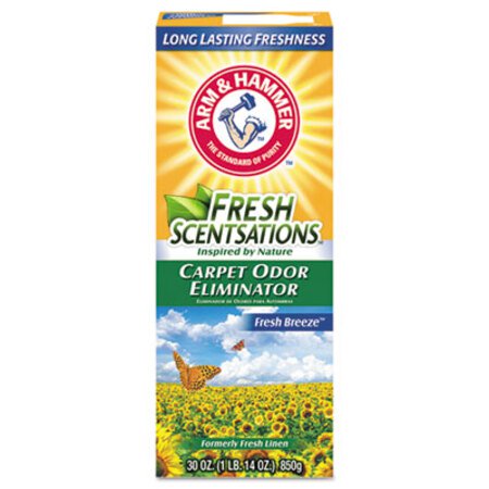 Picture of Fresh Scentsations Carpet Odor Eliminator, Fresh Breeze, 30 oz Box, 6/CartonCDC-3320011536