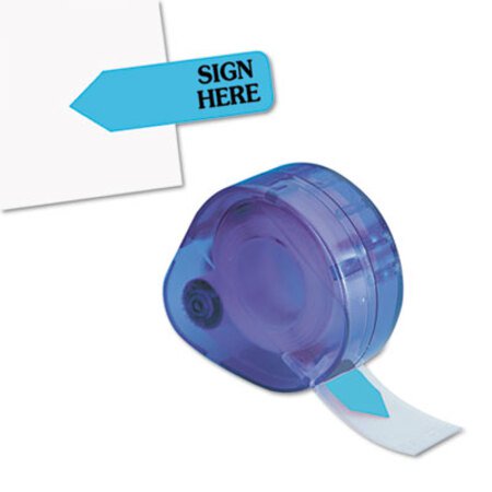 Picture of Arrow Message Page Flags in Dispenser, "Sign Here", Blue, 120 Flags/DispenserRTG-81034