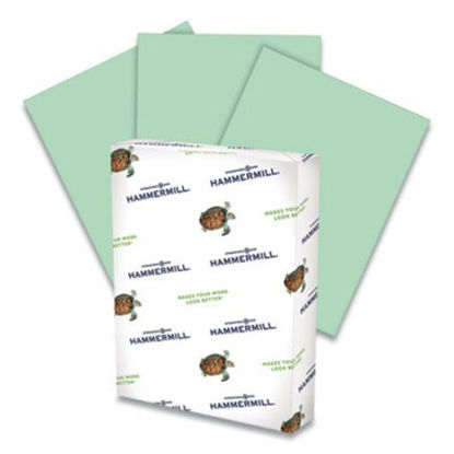 Picture of Colors Print Paper, 20lb, 8.5 x 11, Green, 500/ReamHAM-103366