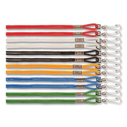 Picture of Lanyard, J-Hook Style, 20" Long, Assorted Colors, 12/PackCSI-126ASST