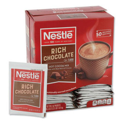 Picture of Hot Cocoa Mix, Rich Chocolate, .71oz, 50/BoxNES-25485
