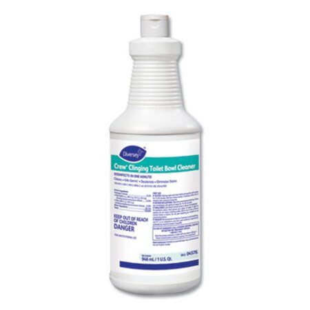 Picture of Crew Clinging Toilet Bowl Cleaner, Floral Scent, Liquid, 1 qt. Bottle, 12/CTDVO-04578