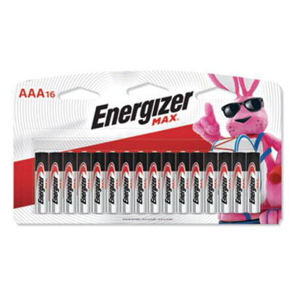 Picture of MAX Alkaline AAA Batteries, 1.5V, 16/PackEVE-E92LP16