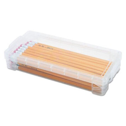 Picture of Super Stacker Pencil Box, Clear, 8 1/4 x 3 3/4 x 1 1/2AVT-40309