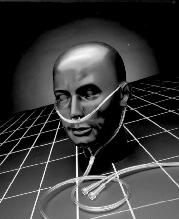 Picture of Demand Nasal Cannula Dual Port Delivery Salter-Style® Demand Adult Curved Prong / NonFlared Tip4807-7-7-25