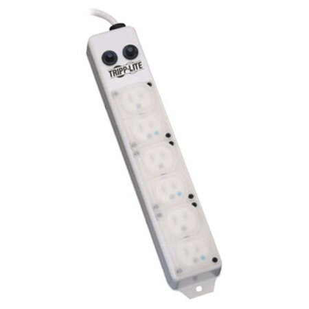 Picture of Medical-Grade Power Strip for Patient-Care Vicinity, 6 Outlets, 15 ft CordTRP-PS615HGOEM