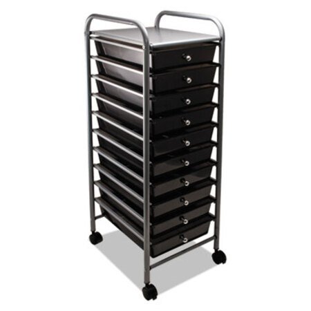 Picture of Portable Drawer Organizer, 13w x 15.38d x 37.75h, Smoke/Matte GrayAVT-34007