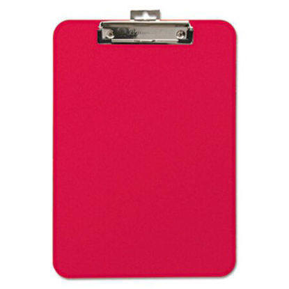 Picture of Unbreakable Recycled Clipboard, 1/4" Capacity, 8 1/2 x 11, RedBAU-61622