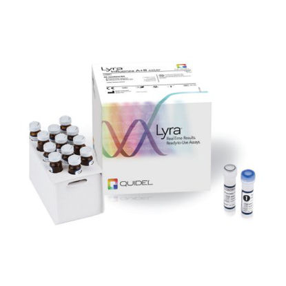 Picture of Reagent Kit Lyra® Molecular Diagnostic / Real Time RT-PCR Influenza A / B For use with Applied Biosystems® 7500 Fast Dx Real-Time PCR Instrument, QuantStudio™ Dx Real-Time PCR Instrument and Cepheid® SmartCycler® II 96 TestsM100