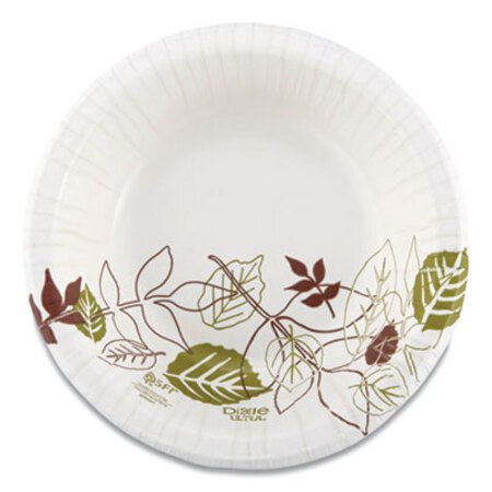 Picture of Pathways with Soak Proof Shield Heavyweight Paper Bowls, WiseSize, 12 oz, Green/Burgundy, 500/CartonDXE-SXB12WS
