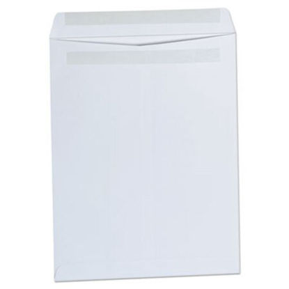 Picture of Self-Stick Open-End Catalog Envelope, #13 1/2, Square Flap, Self-Adhesive Closure, 10 x 13, White, 100/BoxUNV-42102