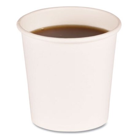 Picture of Paper Hot Cups, 4 oz, White, 20 Cups/Sleeve, 50 Sleeves/CartonBWK-WHT4HCUP