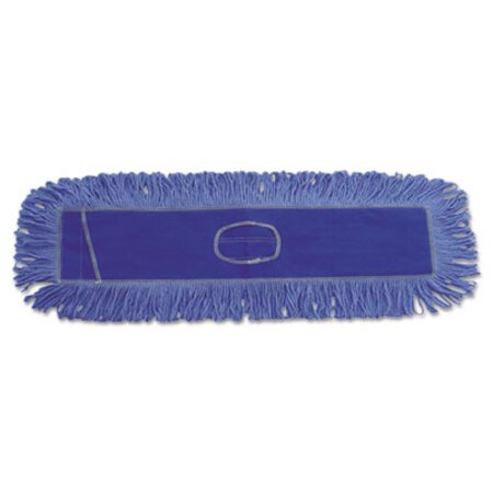 Picture of Dust Mop Head, Cotton/Synthetic Blend, 36 x 5, Looped-End, BlueBWK-1136