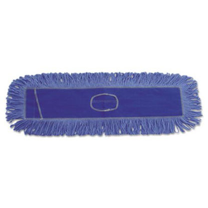 Picture of Dust Mop Head, Cotton/Synthetic Blend, 36 x 5, Looped-End, BlueBWK-1136