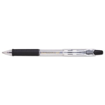 Picture of R.S.V.P. RT Ballpoint Pen, Retractable, Medium 1 mm, Black Ink, Clear Barrel, DozenPEN-BK93A