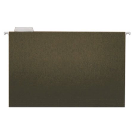 Picture of Hanging File Folders, Legal Size, 1/5-Cut Tab, Standard Green, 25/BoxUNV-14215