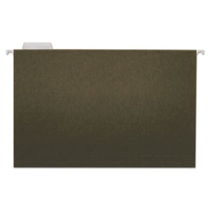 Picture of Hanging File Folders, Legal Size, 1/5-Cut Tab, Standard Green, 25/BoxUNV-14215