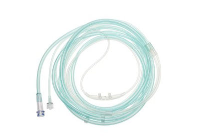 Picture of ETCO2 Nasal Sampling Cannula with O2 Delivery With Oxygen Delivery Softech® Plus Adult Curved Prong / NonFlared Tip2845