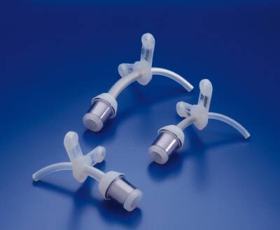 Picture of Tracheostomy Tube Bivona® FlexTend™ V Neck Flange Size 8 Uncuffed60PFS55
