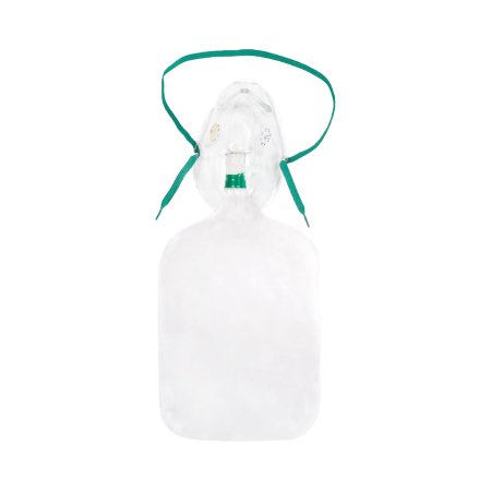 Picture of NonRebreather Oxygen Mask AirLife® Elongated Style Adult One Size Fits Most Adjustable Head Strap001211