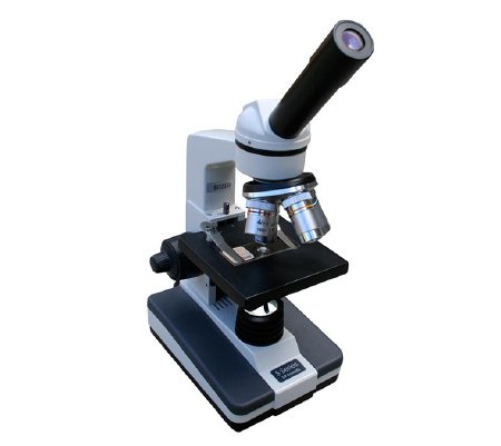 Picture of Student Advanced Microscope Monocular Head 4X / 10X / 40X Mechanical StageEDM-M03D-DAF1