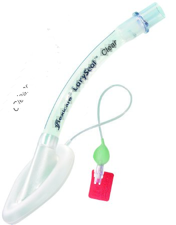 Picture of LarySeal™ Clear Laryngeal Mask Infant User Size 1-1/2 Blue PVC Sterile Disposable038-94-315U