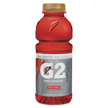 Picture of G2 Perform 02 Low-Calorie Thirst Quencher, Fruit Punch, 20 oz Bottle, 24/CartonQKR-04053