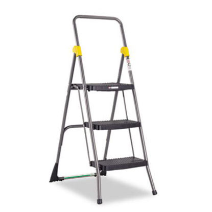 Picture of Commercial 3-Step Folding Stool, 300 lb Capacity, 20.5w x 32.63d x 52.13h, GrayCSC-11839GGO