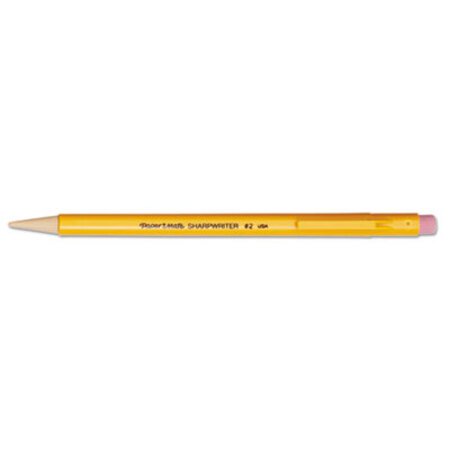 Picture of Sharpwriter Mechanical Pencil, 0.7 mm, HB (#2.5), Black Lead, Classic Yellow Barrel, DozenPAP-3030131C