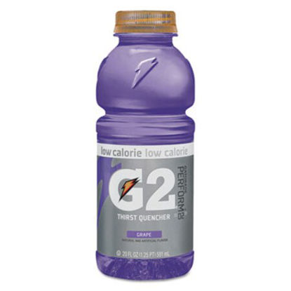 Picture of G2 Perform 02 Low-Calorie Thirst Quencher, Grape, 20 oz Bottle, 24/CartonQKR-04060