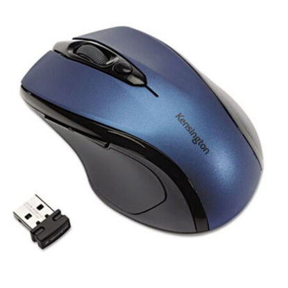 Picture of Pro Fit Mid-Size Wireless Mouse, 2.4 GHz Frequency/30 ft Wireless Range, Right Hand Use, Sapphire BlueKMW-72421