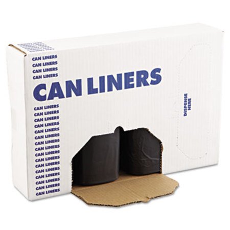 Picture of High-Density Can Liners, 60 gal, 14 microns, 38" x 58", Black, 200/CartonBWK-385817BLK