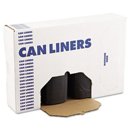 Picture of High-Density Can Liners, 60 gal, 14 microns, 38" x 58", Black, 200/CartonBWK-385817BLK