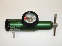 Picture of Oxygen Regulator Adjustable 0 - 25 LPM Barb Outlet CGA-870R1835-25GB