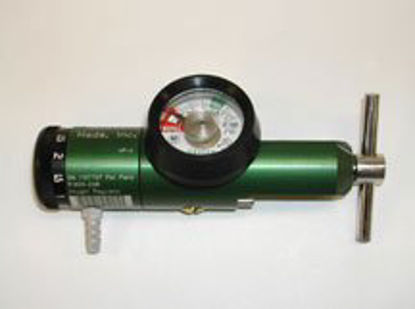 Picture of Oxygen Regulator Adjustable 0 - 25 LPM Barb Outlet CGA-870R1835-25GB